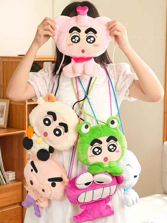 ShinChan crossbody bag toy doll