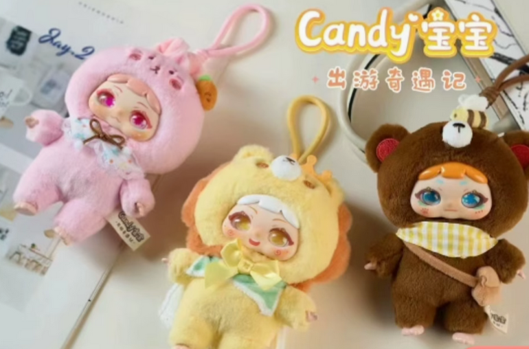Candy baby's adventure plush toy doll