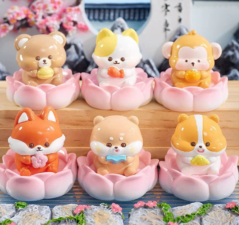 Lotus animal Bean toy doll