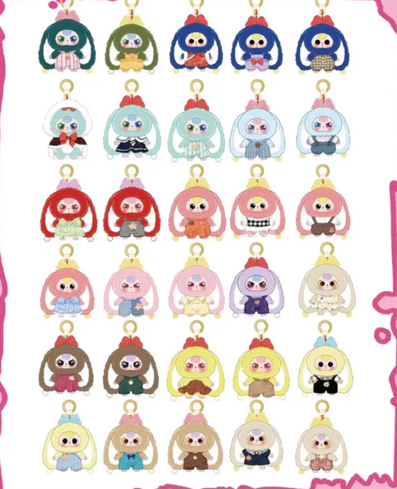Baby Three Macaron Bunny V2 Rabbit Plush toy doll