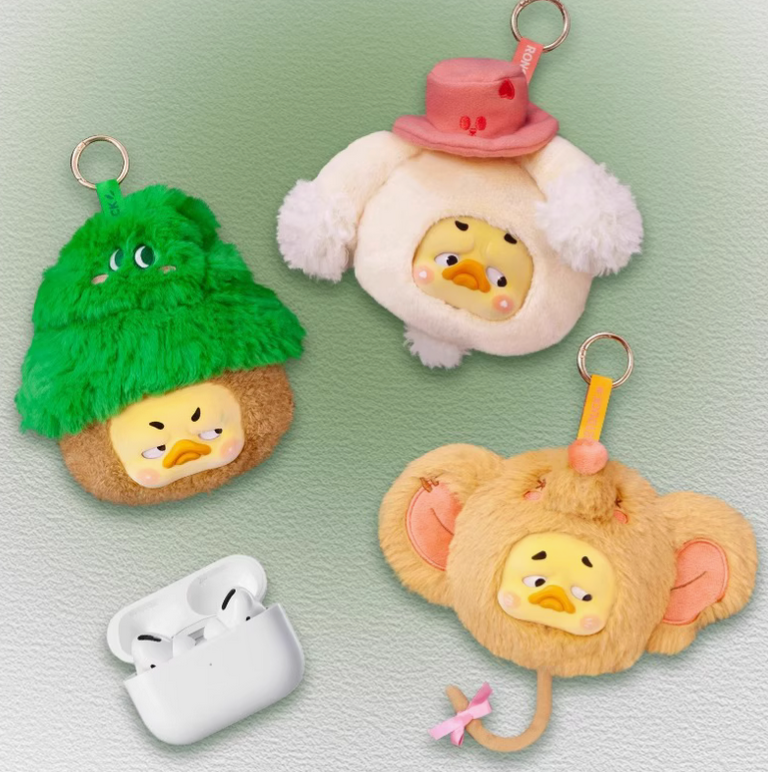 Upset Duck Fable Rebels Duck Plush Earphone Case toy doll