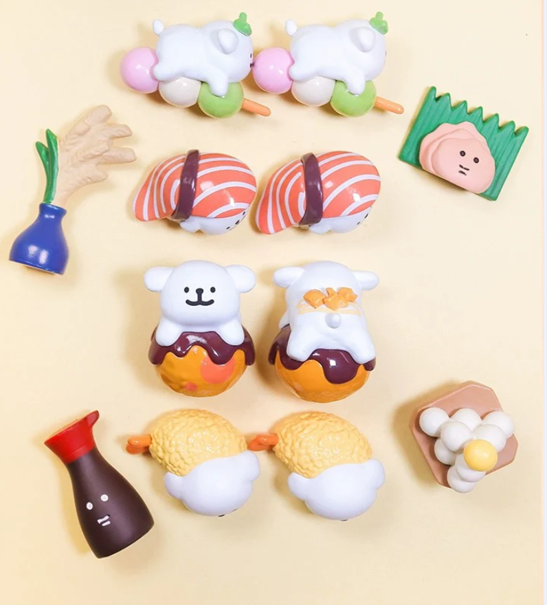 Maltese Dog Afternoon Tea Bean toy doll