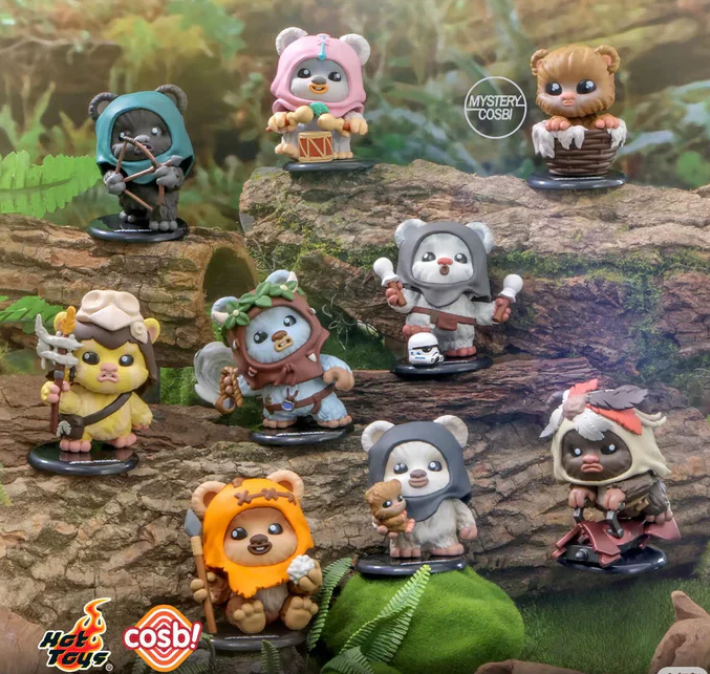 Star Wars Ewok Cosbi Collection Figures toy doll