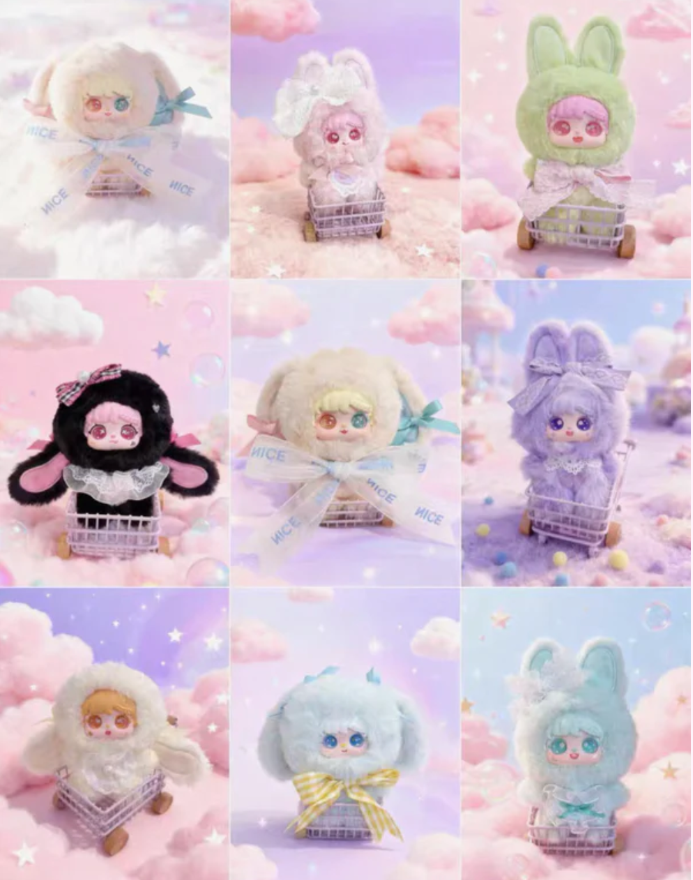 Sanmi Sweet Bunny Plush toy doll