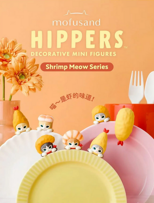 Mofusand Hippers Shrimp Meow Figure Toy Doll
