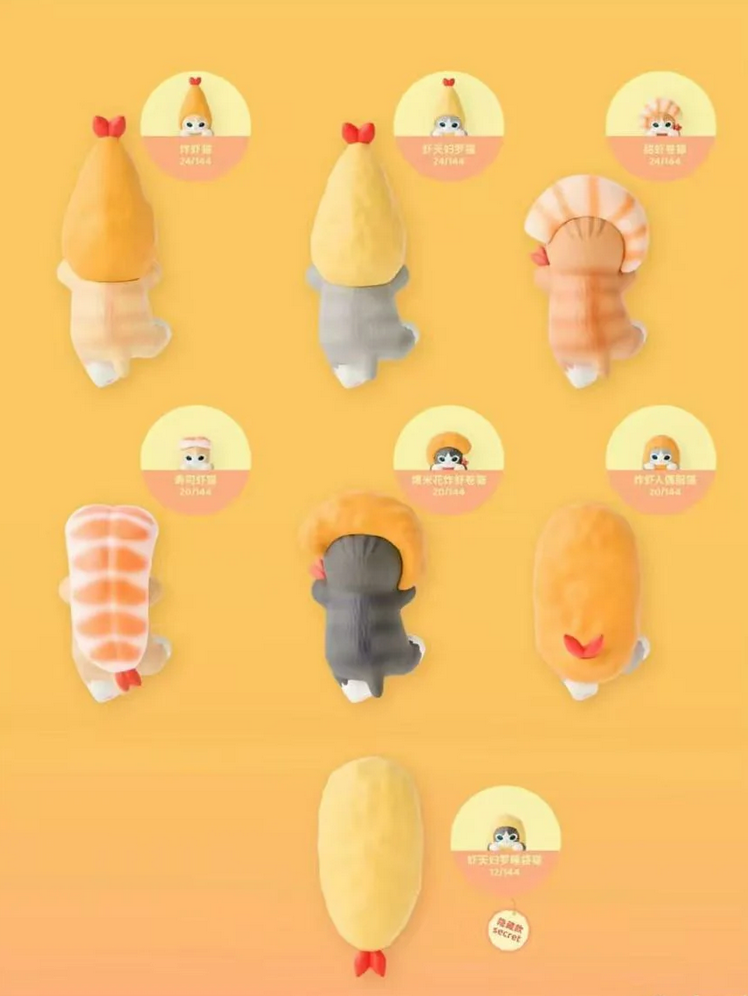 Mofusand Hippers Shrimp Meow Figure Toy Doll