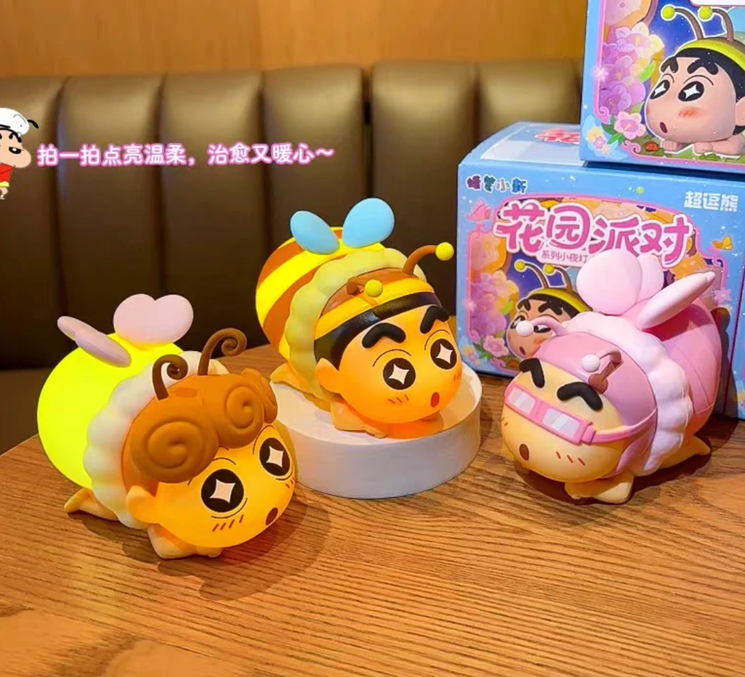 Shinchan Garden Party Night Light Toy Doll