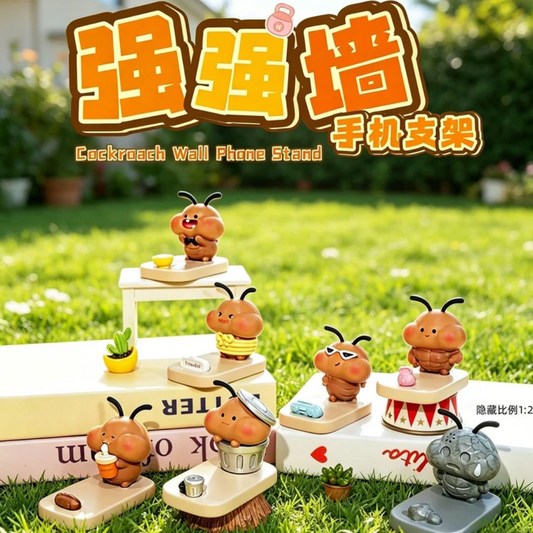 Cockroach Phone Stand Toy Doll