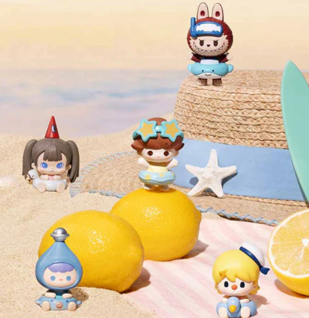 POP BEAN Island Vacation Mini Figures Toy Doll