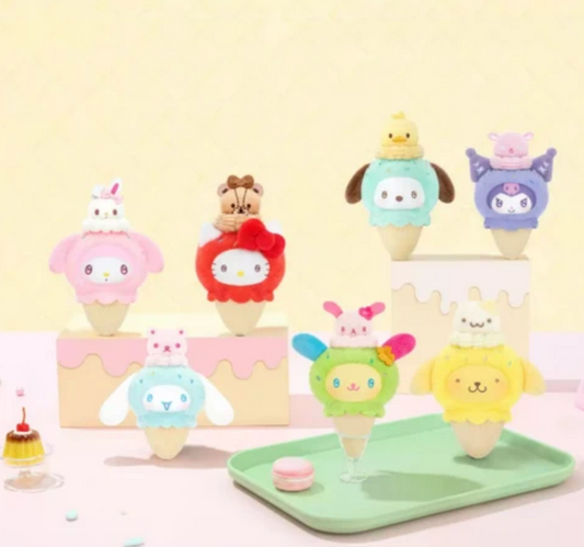 SANRIO Little Ice Cream Cone Plush Toy Doll