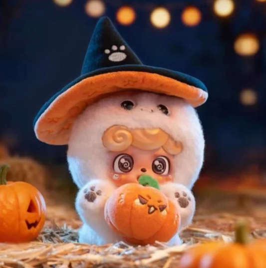 Q.Kid Pumpkin Ghost Plush Hanging Card Toy Doll