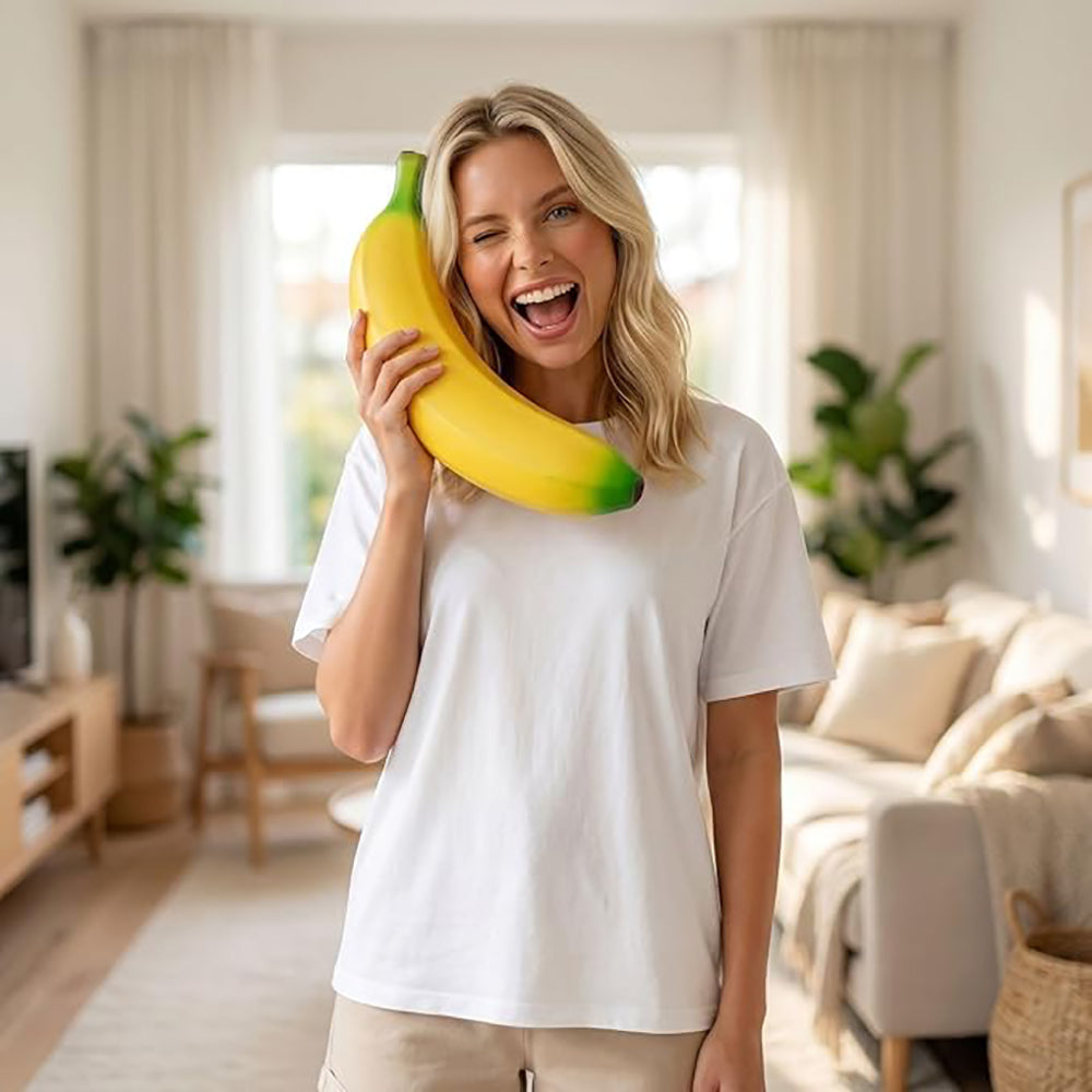 Jumbo Giant Banana Squishy,Big Squeeze Fidget Toy Stress Relief Slow Rising Fun