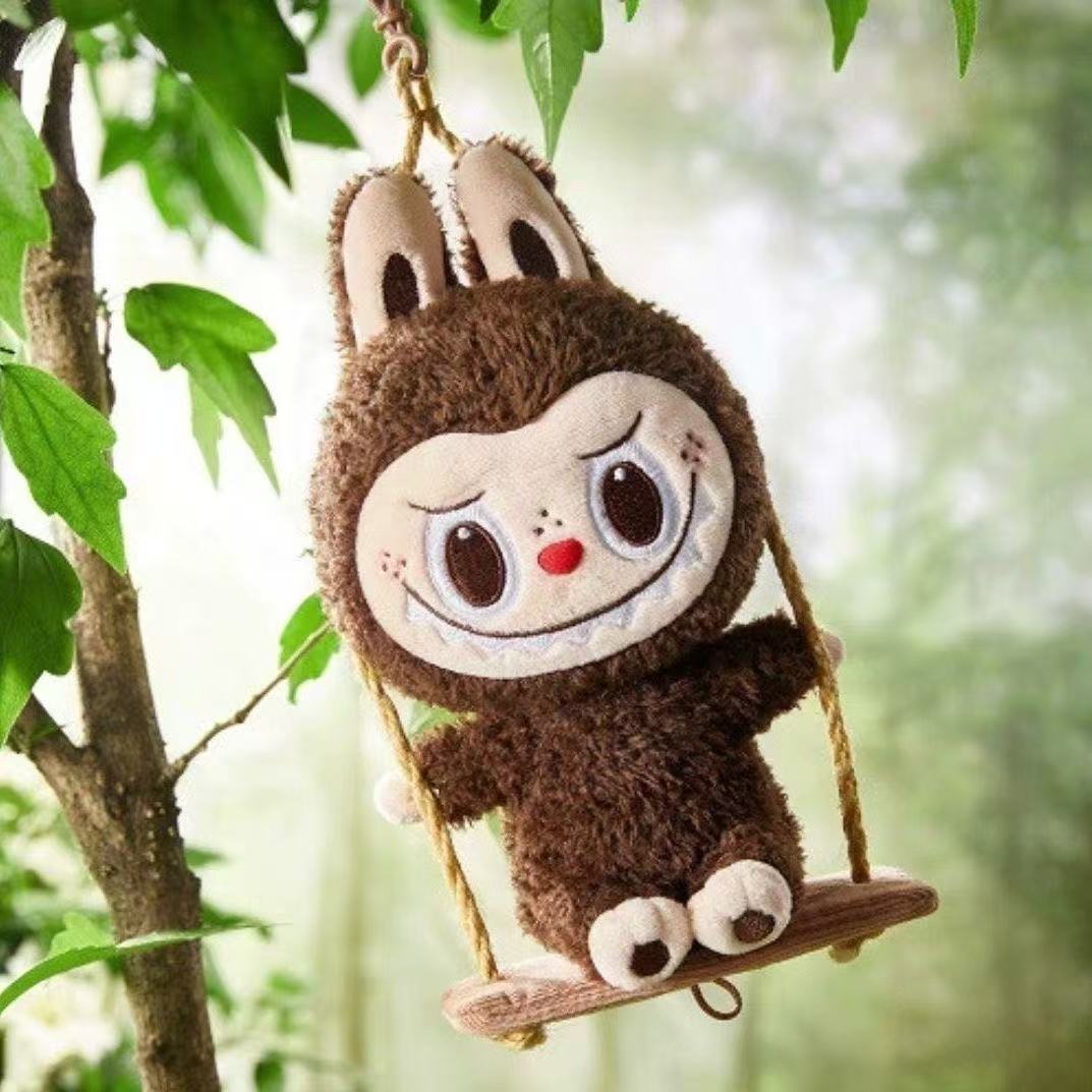 LABUBU swing plush toy doll