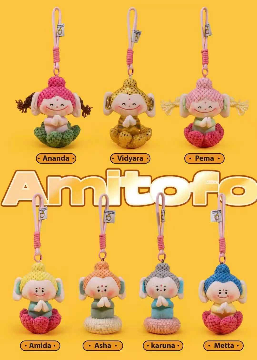 Amitofo always be with you plush toy doll