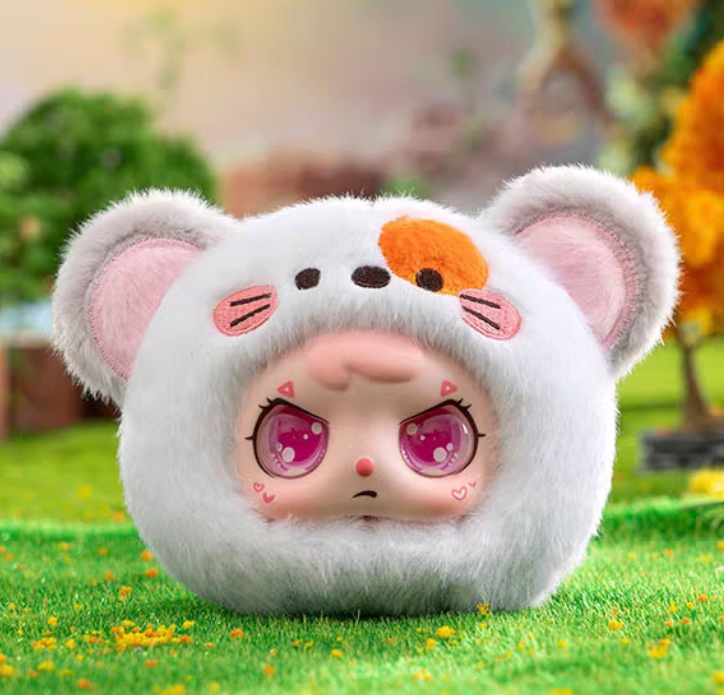 Youbi bear Magic Forest & Elves head plush toy doll