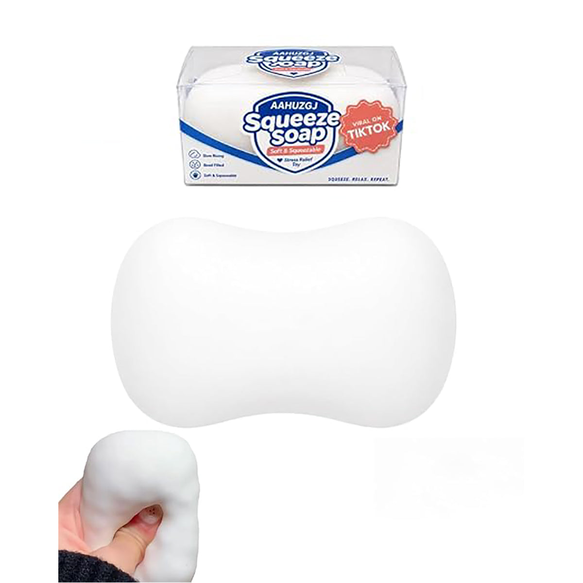 Crunchy Squishy,Stress Relief Squeeze Toy ASMR Sound Sensory Fidget Toy for Adults Party Favor Squeeze Toy Desk Anxiety Relief