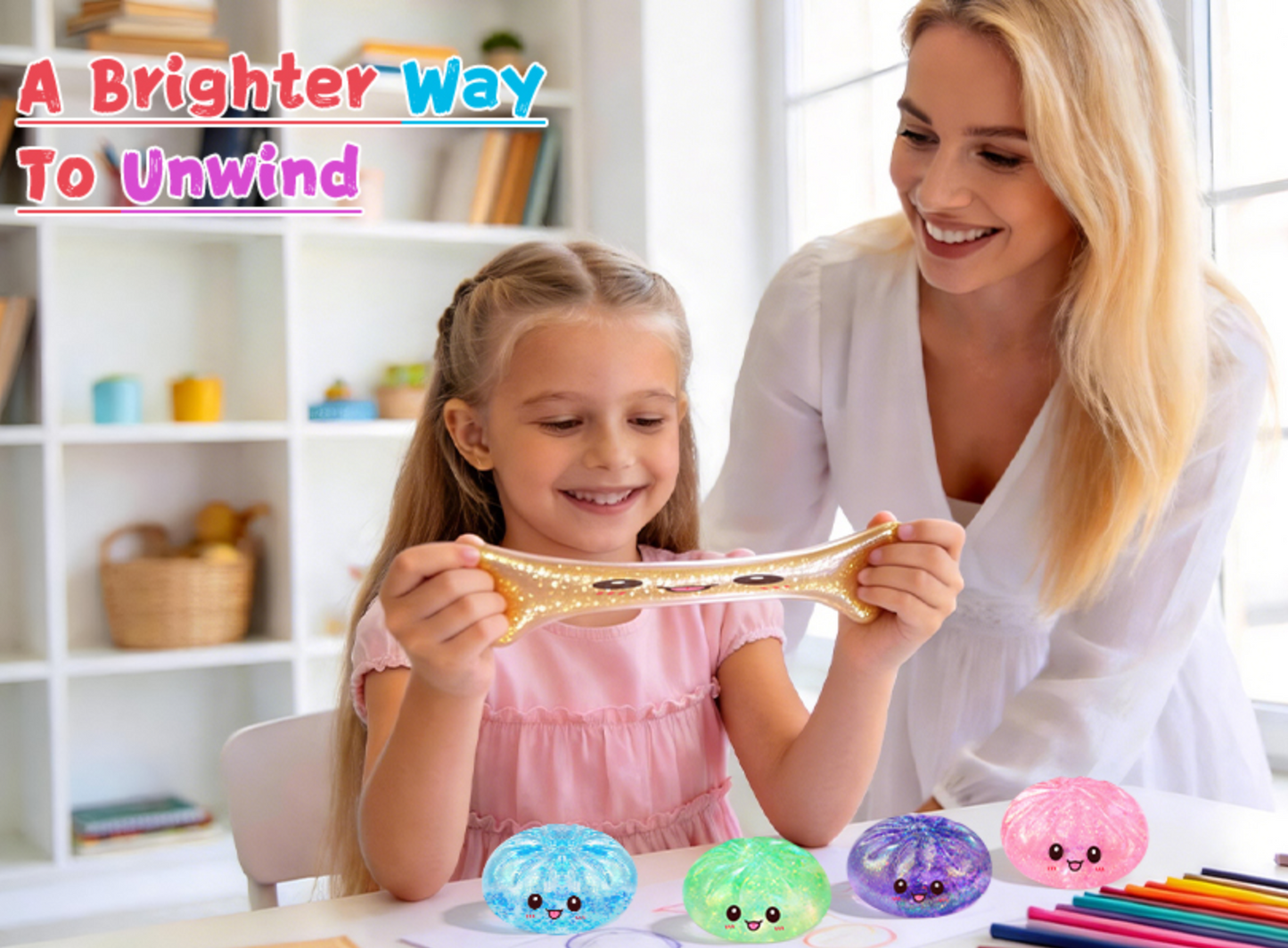 Sugar Dumpling Squishy with Steam Box for Stress Relief