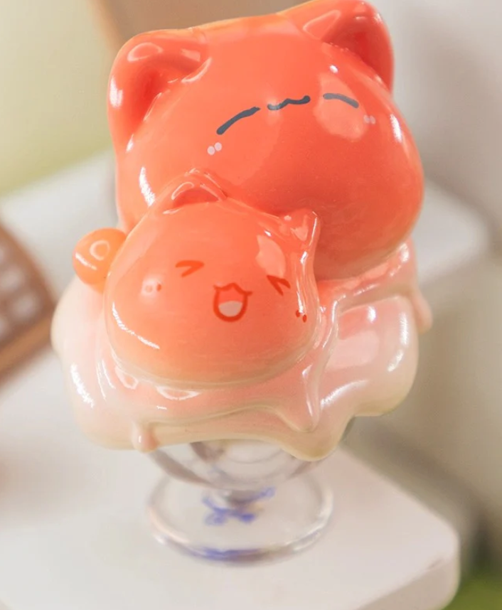 【SALE】Miao Cream bean,Cat Ice cream bean Toy doll