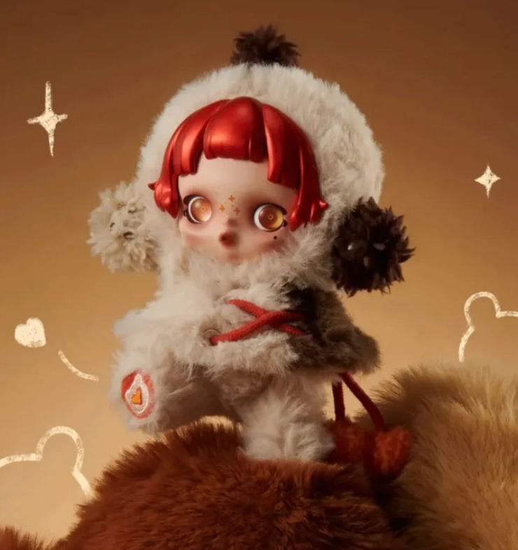 SKULLPANDA Winter Symphony Plush toy doll