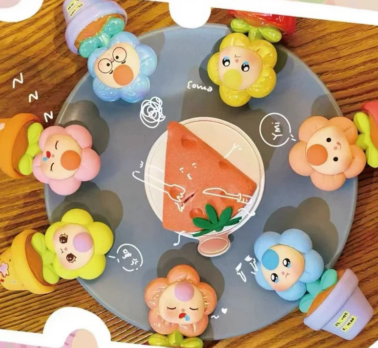 Baby three gift you flower bean toy doll