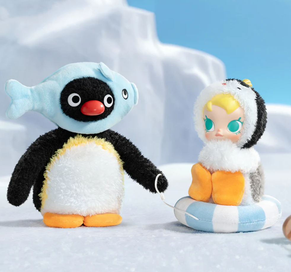 Baby Molly x Pingu Happy Fishing Series toy doll