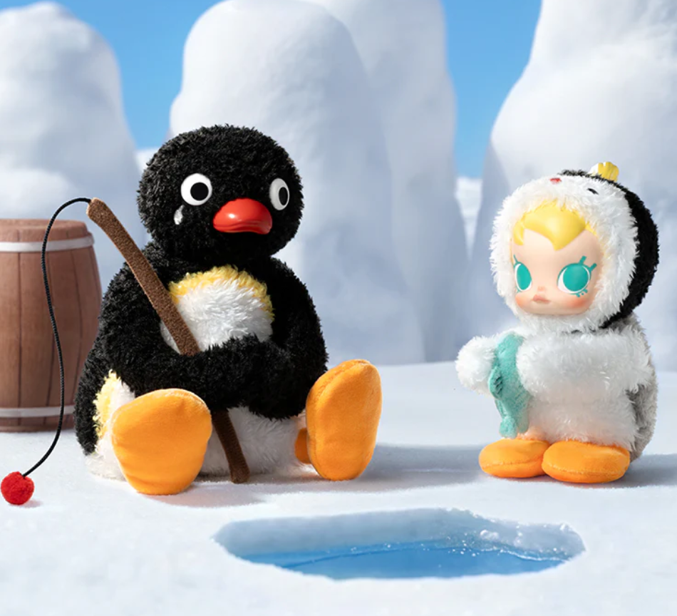 Baby Molly x Pingu Happy Fishing Series toy doll