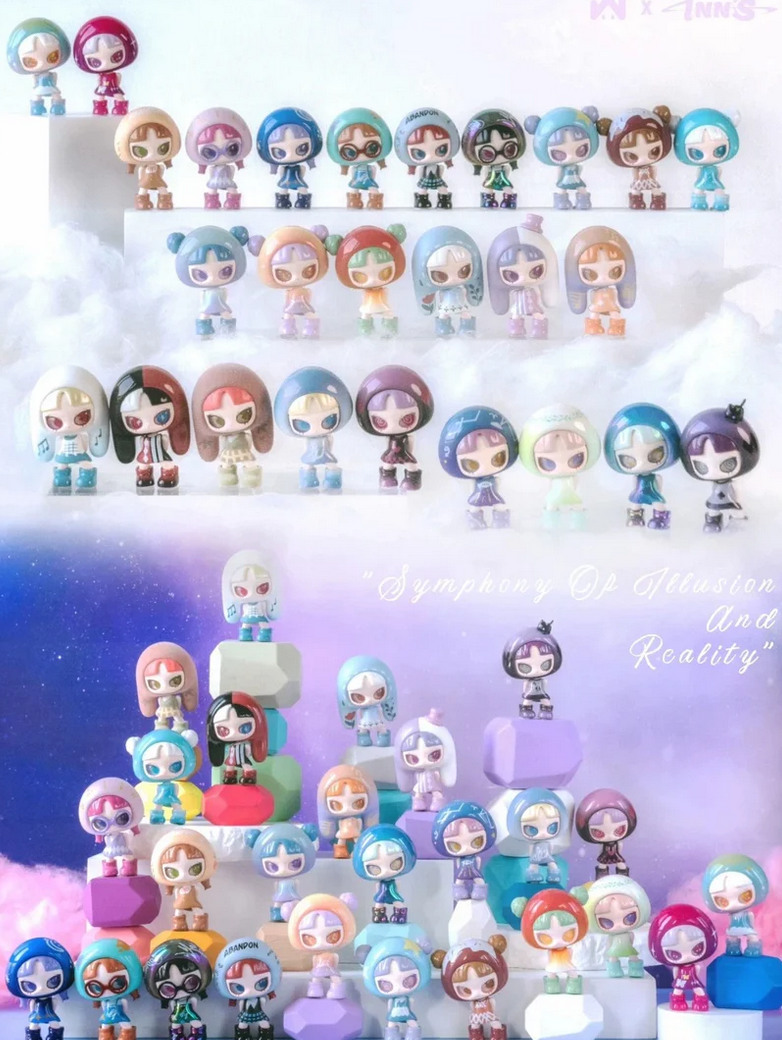 INN’S V2 Symphony Of Illusion Bean,4 Beans in 1 bag Toy Doll