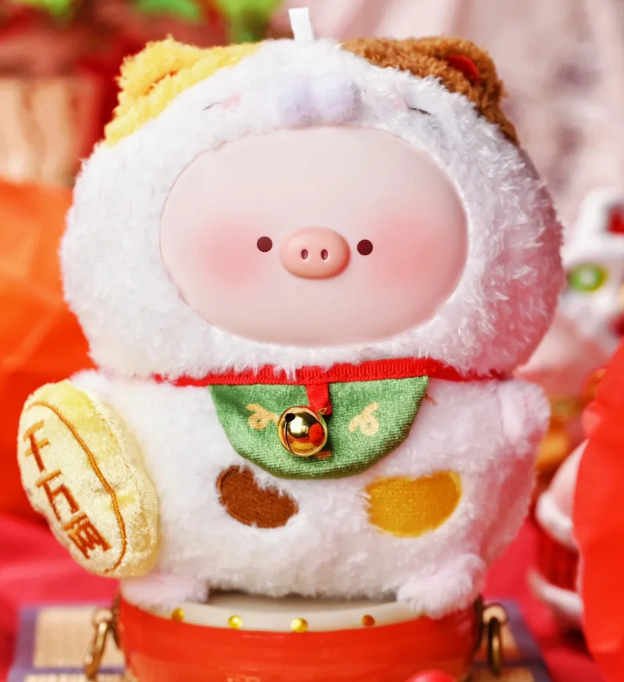 Sweet Pig lucky cat Plush toy doll