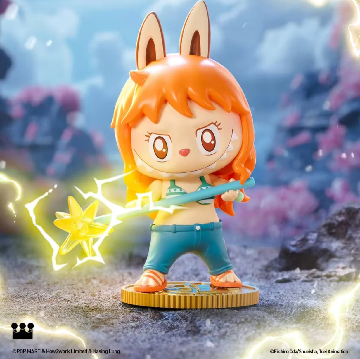 THE MONSTERS LABUBU × ONE PIECE Series figures toy doll