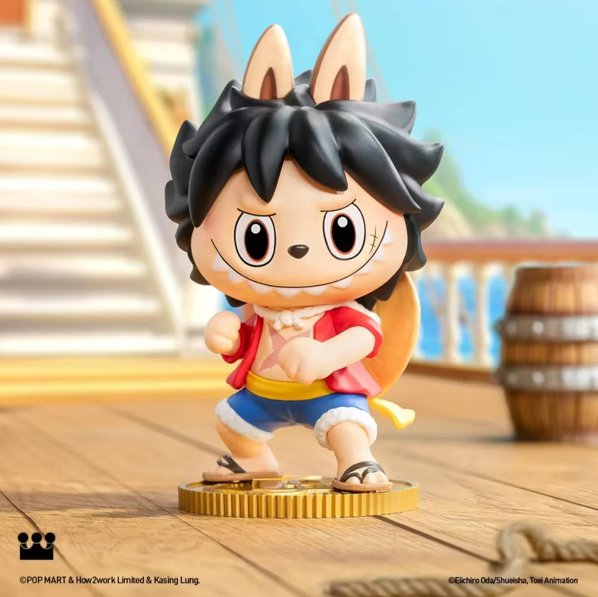 THE MONSTERS LABUBU × ONE PIECE Series figures toy doll