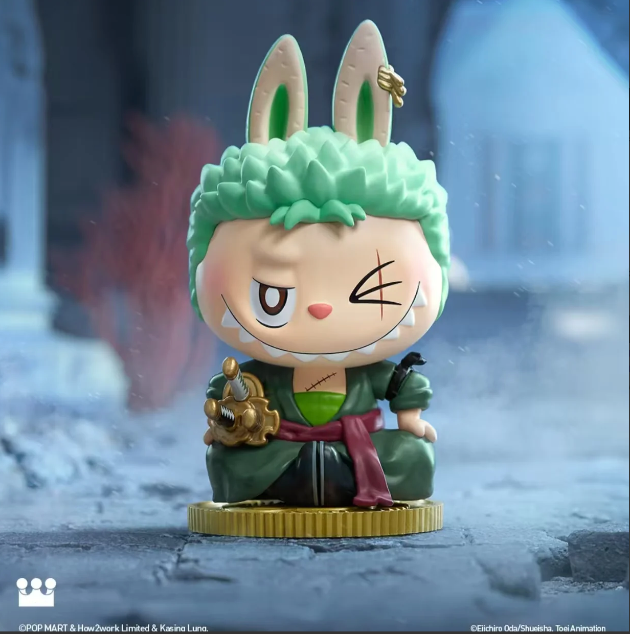 THE MONSTERS LABUBU × ONE PIECE Series figures toy doll