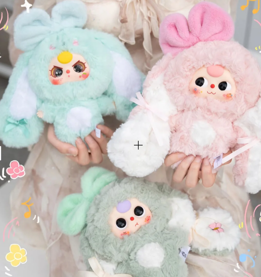 Baby Three Bunny Return Plush toy doll