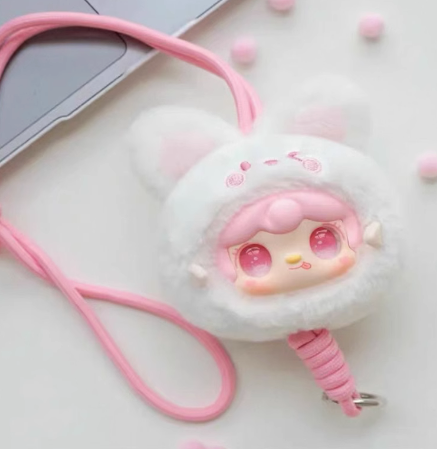 Yooki V7 Mini Zoo Phone Lanyard Plush Toy Doll