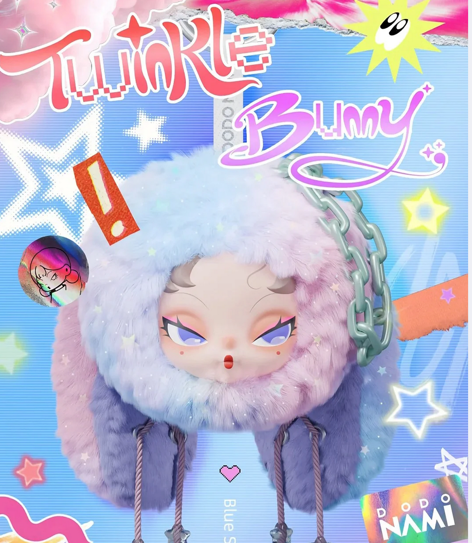 DODO NAMI Twinkle Bunny Plush Toy Doll