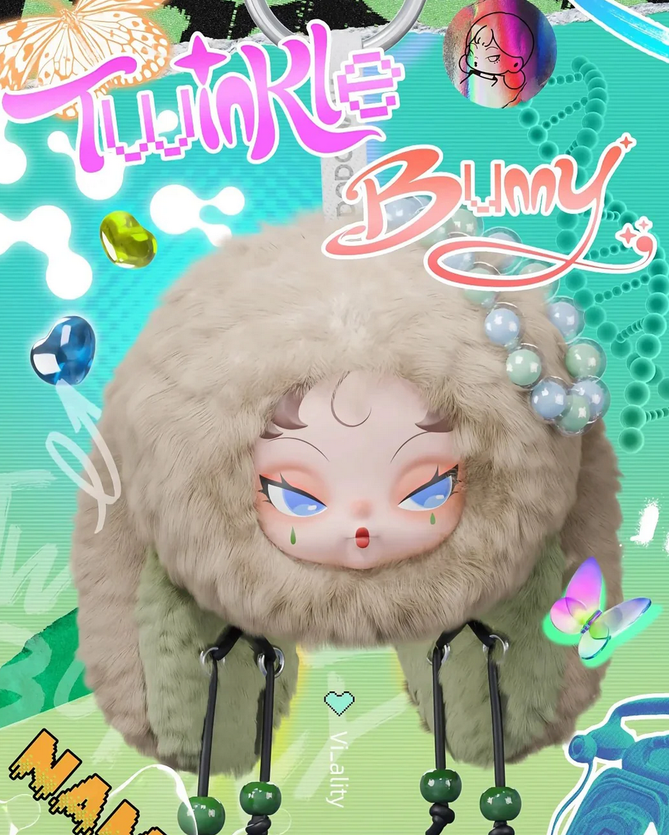 DODO NAMI Twinkle Bunny Plush Toy Doll