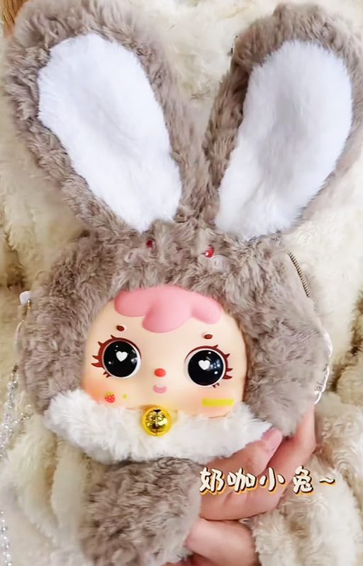 Tyke Three Samuel Dopamine Bunny Plush Zipper Bag toy doll