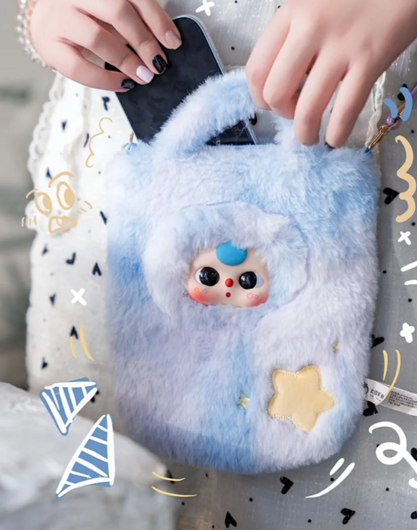 Baby Three Phone Bag Plush toy doll