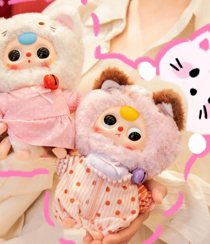 Baby Three Kitten Wardrobe Plush toy doll