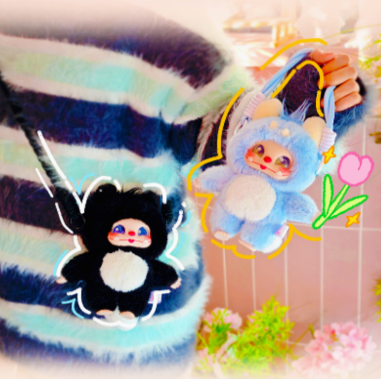 Bunini Macarons Ice Plush toy doll