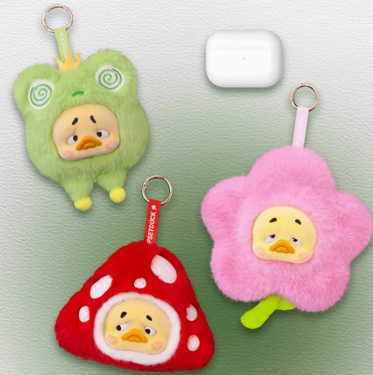Upset Duck Fable Rebels Duck Plush Earphone Case toy doll