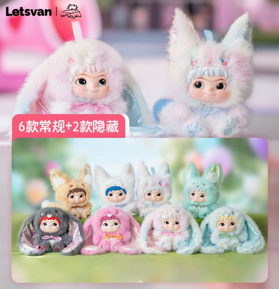 Wakuku Fox&Bunny Trick or Treat Plush toy doll