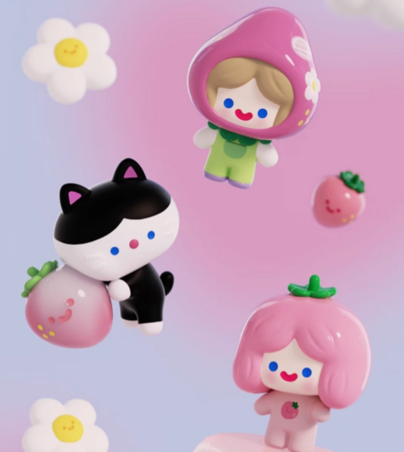 Rico Happy Friends with Me Everywhere Bean toy doll