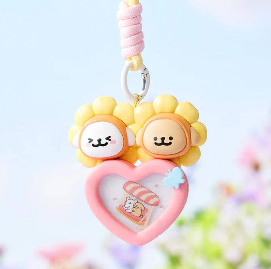Maltese Dog Garden Series Car Air Freshener toy doll