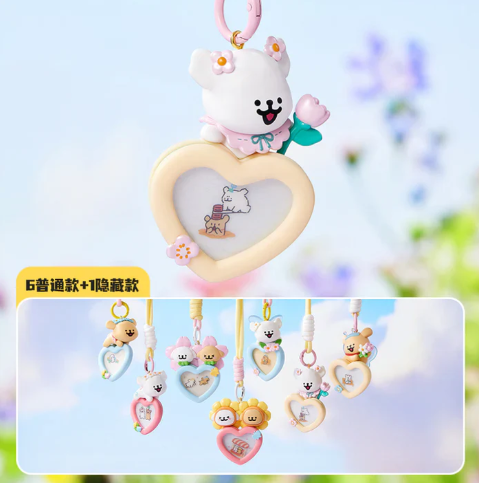 Maltese Dog Garden Series Car Air Freshener toy doll