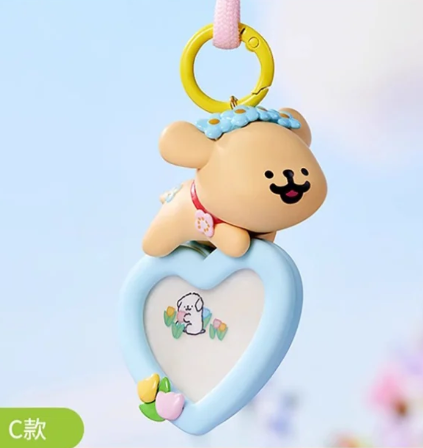 Maltese Dog Garden Series Car Air Freshener toy doll