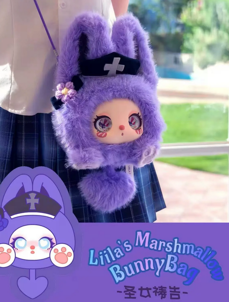 Liila Marshmallow Bunny Bag Plush toy doll