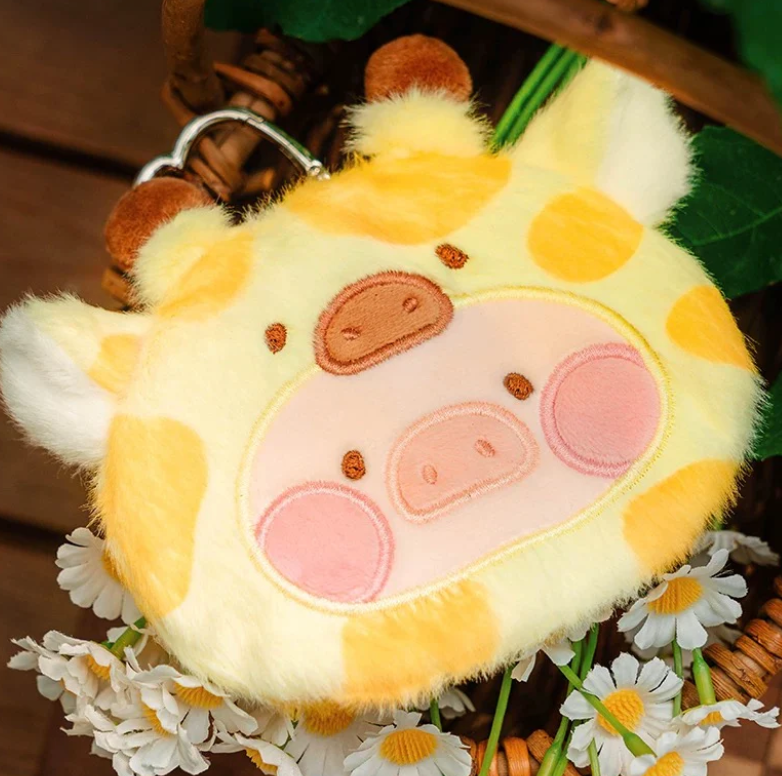 Lulu The Piggy Animal Party Plush Pouch Toy Doll