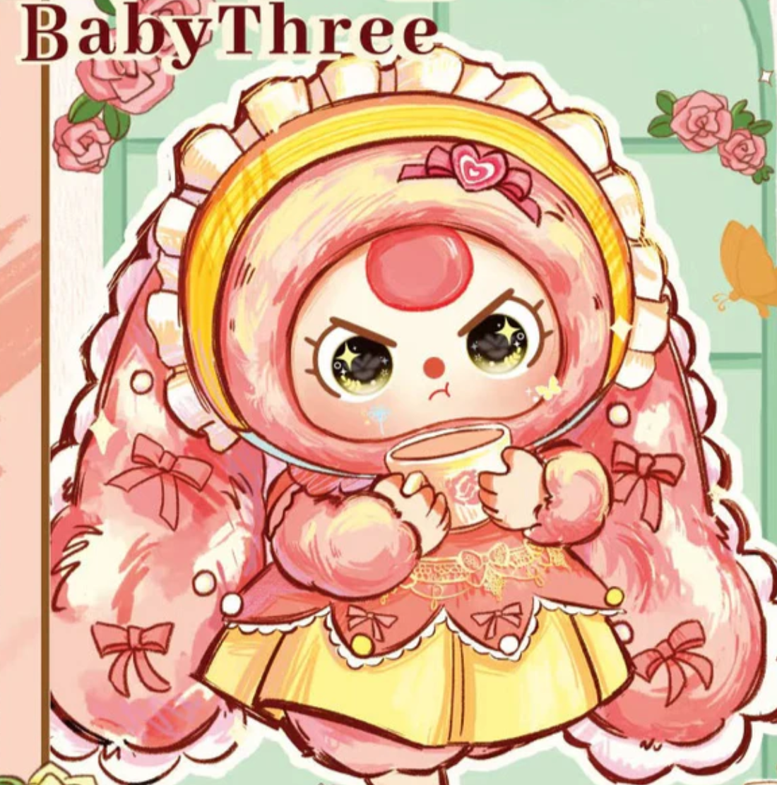 Baby Three 400% Shanghai Limited Plush toy doll