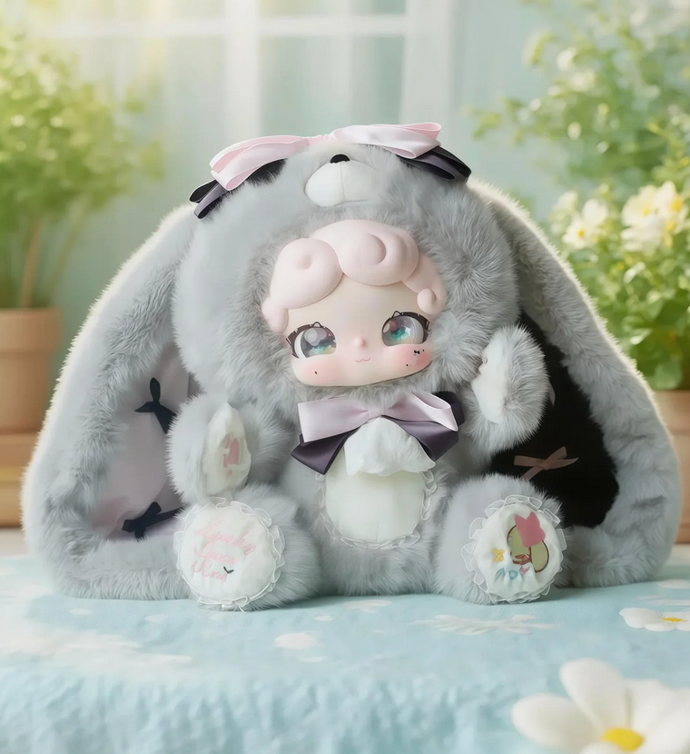 Lucky Deer Nai Sweet Tea Rabbit Liquid Eyes Plush 600% toy doll