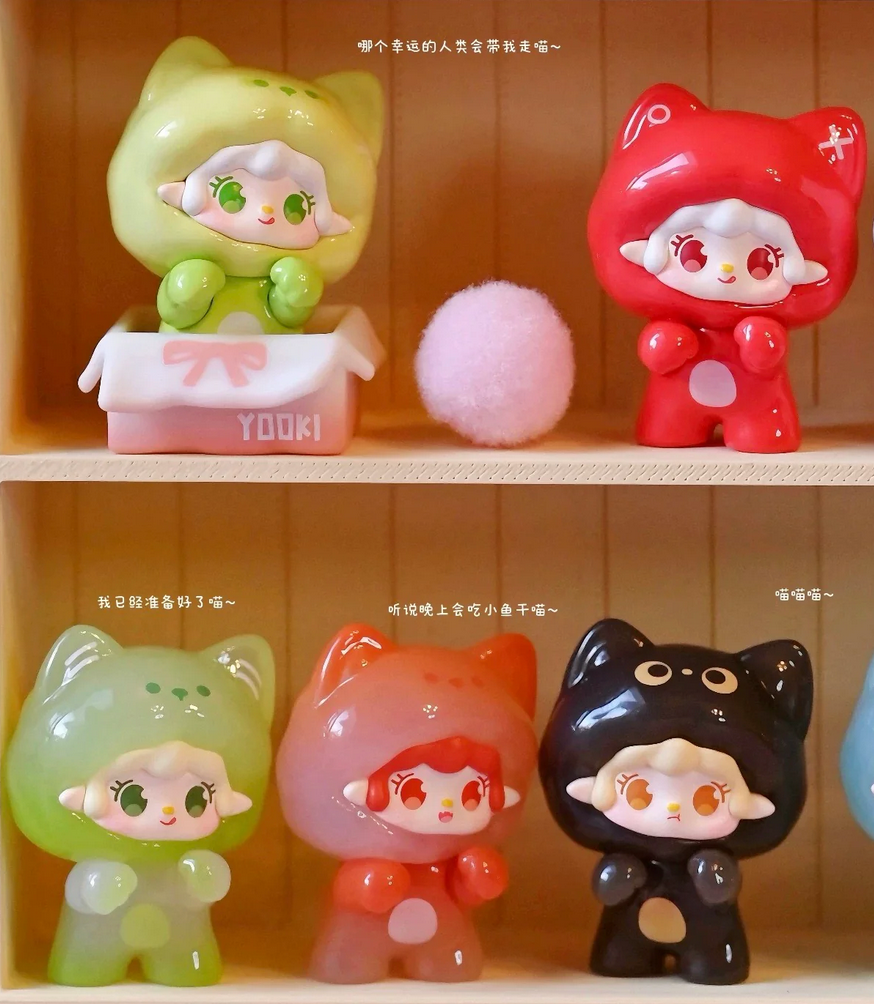 Yooki Cat on The Loose Bean toy doll